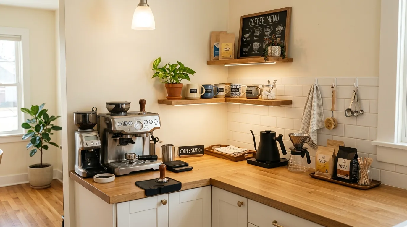 Finish with a station that always looks ready